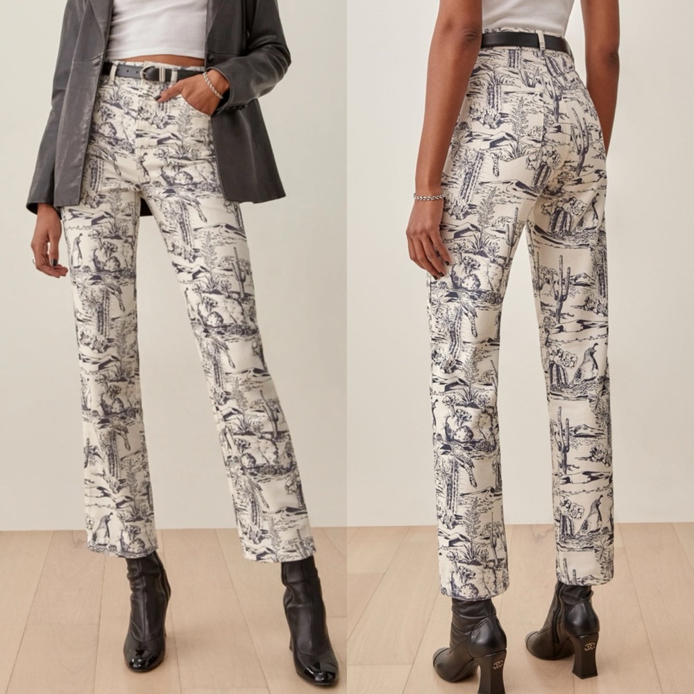 Reformation Oasis High Rise Straight Jean